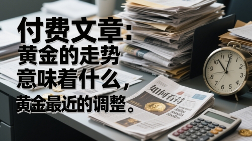 付费文章：黄金的走势意味着什么，如何看待黄金最近的调整客创社区-专注互联网轻资产资源整合与分享客创社区-专注互联网轻资产资源整合与分享