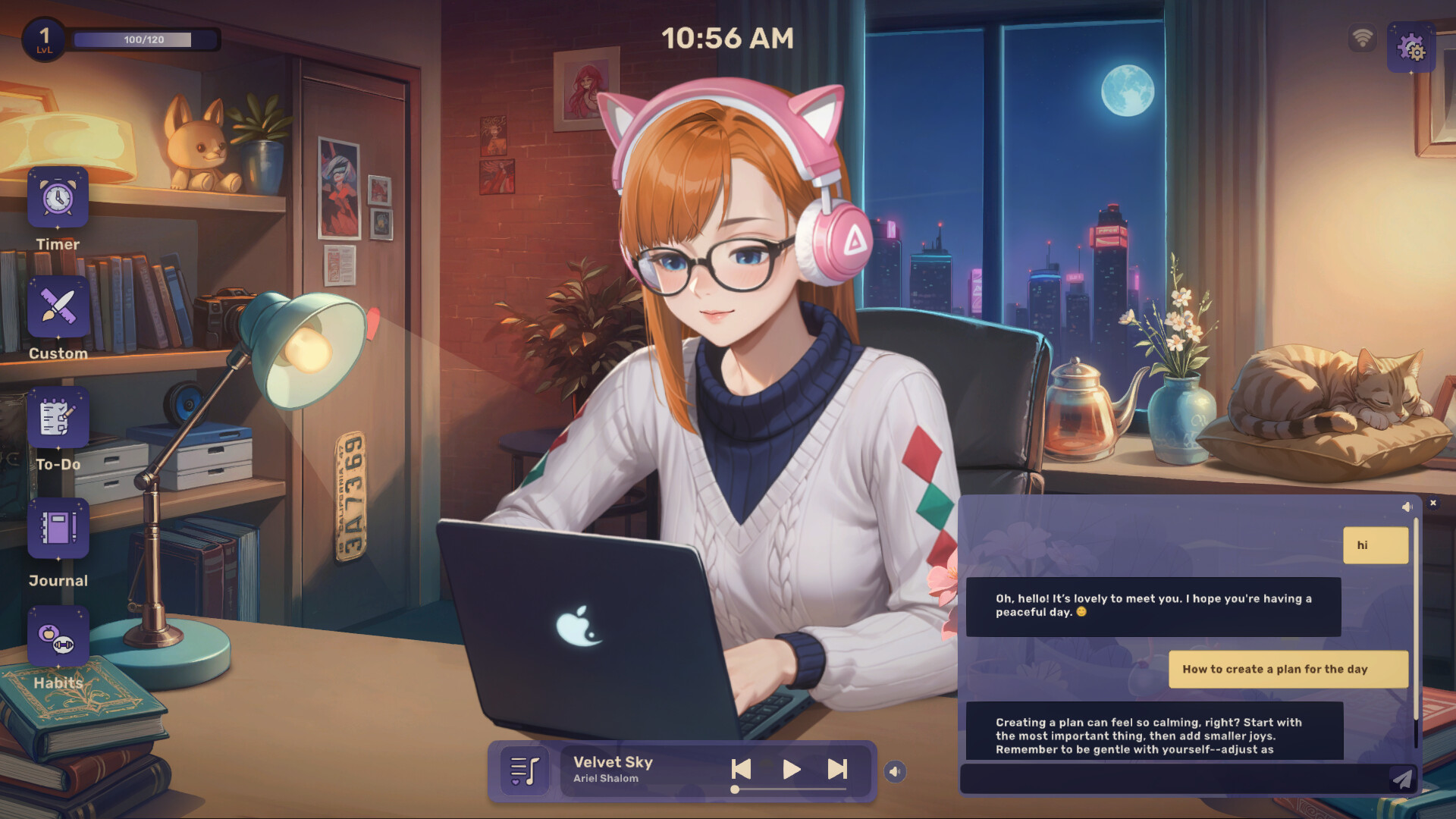 Lo-Fi女孩：AI助手/Lo-Fi Girl: AI Assistant客创社区-专注互联网轻资产资源整合与分享客创社区-专注互联网轻资产资源整合与分享