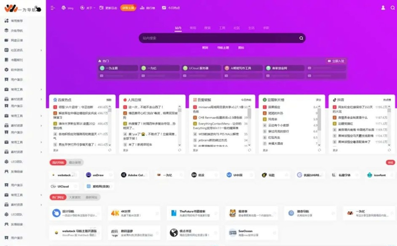 OneNav_v4 WordPress导航站客创社区-专注互联网轻资产资源整合与分享客创社区-专注互联网轻资产资源整合与分享