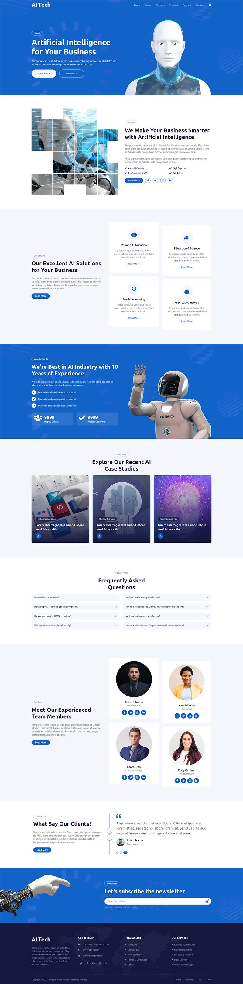 蓝色人工智能科技公司html5模板客创社区-专注互联网轻资产资源整合与分享客创社区-专注互联网轻资产资源整合与分享