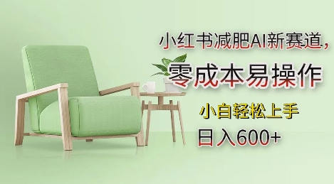 小红书减肥AI新赛道，零成本易操作，日入多张，小白轻松上手【揭秘】客创社区-专注互联网轻资产资源整合与分享客创社区-专注互联网轻资产资源整合与分享