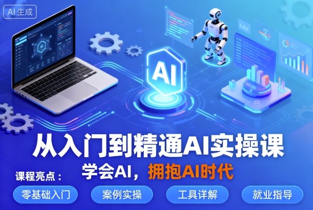 从入门到精通AI实操课，学会AI，拥抱AI时代客创社区-专注互联网轻资产资源整合与分享客创社区-专注互联网轻资产资源整合与分享
