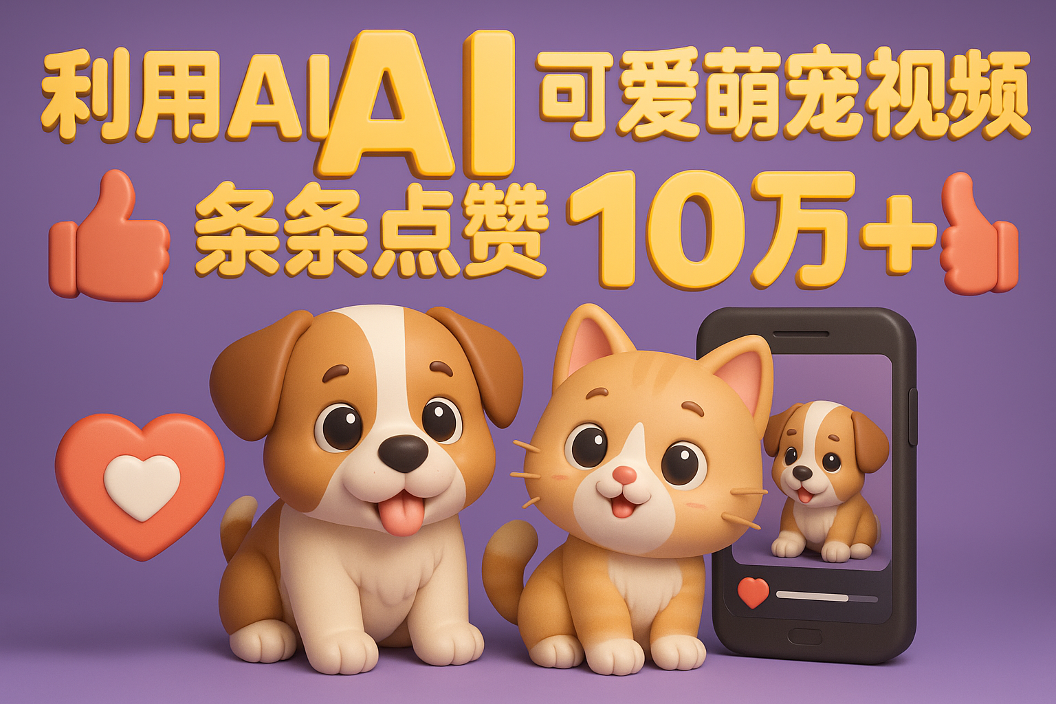 能骗过系统的AI萌宠视频制作全攻略：从 0 到 2 万粉的爆款密码客创社区-专注互联网轻资产资源整合与分享客创社区-专注互联网轻资产资源整合与分享