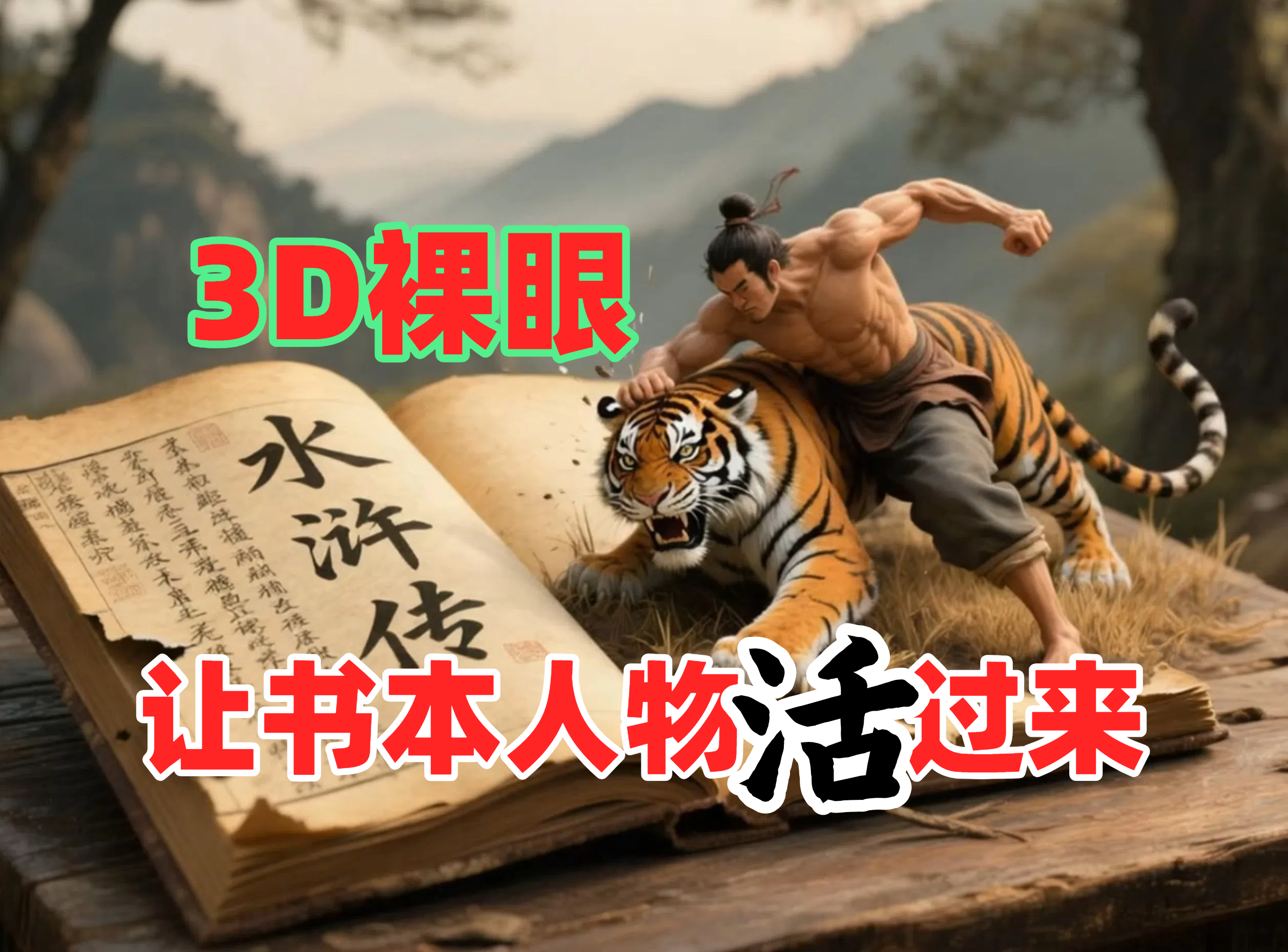书本人物裸眼3D视频，一条视频收益过千，保姆级教程客创社区-专注互联网轻资产资源整合与分享客创社区-专注互联网轻资产资源整合与分享