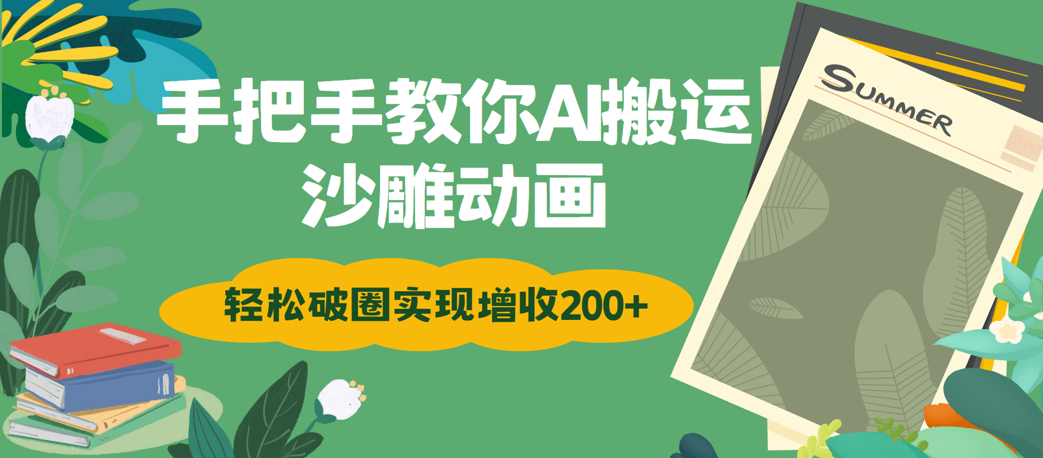 手把手教你用AI搬运沙雕动画轻松破圈实现增收200+客创社区-专注互联网轻资产资源整合与分享客创社区-专注互联网轻资产资源整合与分享
