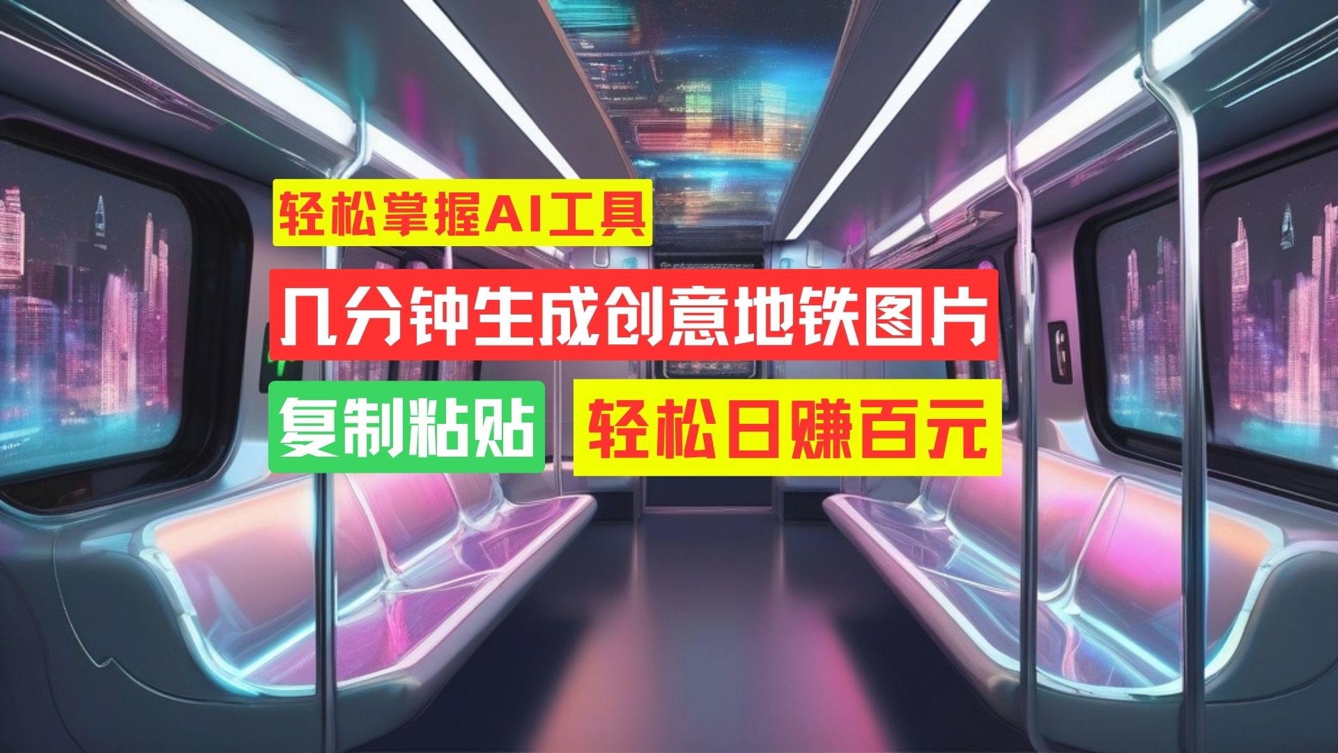 学会这招,分分钟制作爆火地铁图片,日赚百元不是梦!