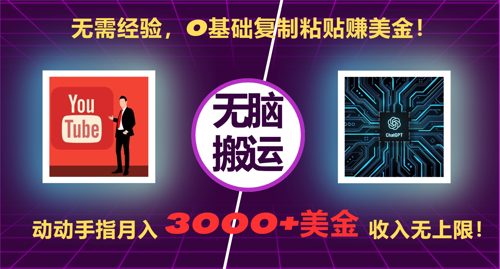 无需经验，0基础复制粘贴赚美金！动动手指，月入3000+美金，无上限！客创社区-专注互联网轻资产资源整合与分享客创社区-专注互联网轻资产资源整合与分享