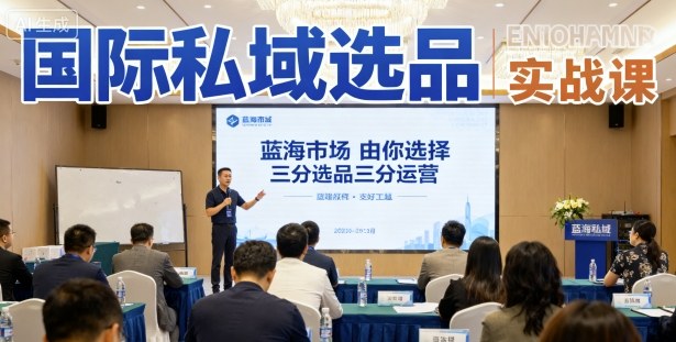 国际私域选品实战课，蓝海市场由你选择，七分选品三分运营客创社区-专注互联网轻资产资源整合与分享客创社区-专注互联网轻资产资源整合与分享