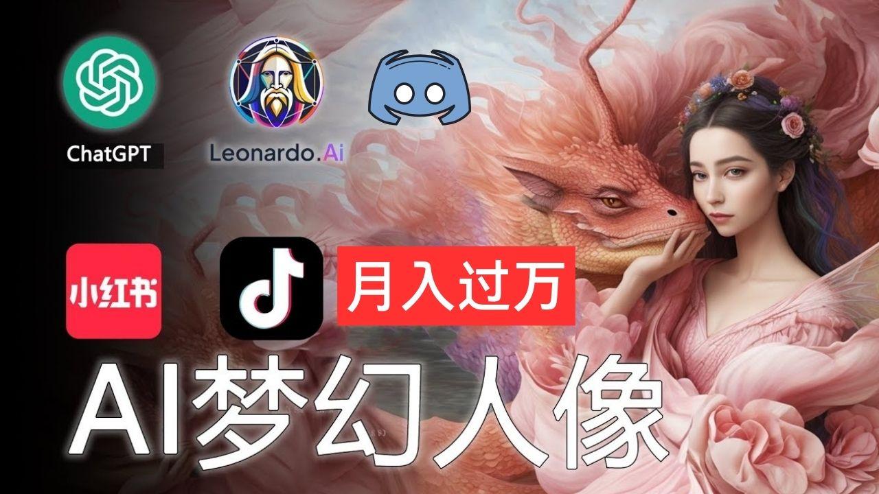 AI摄影梦幻人像：零基础也能月入过万的秘密客创社区-专注互联网轻资产资源整合与分享客创社区-专注互联网轻资产资源整合与分享