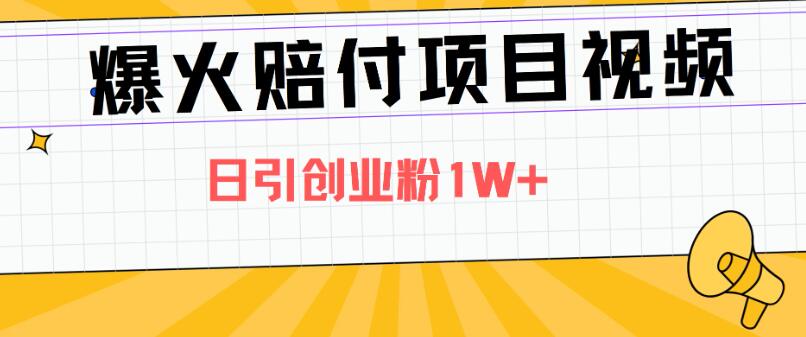 爆火赔付项目视频，全网平台进行引流，日引创业粉1W+客创社区-专注互联网轻资产资源整合与分享客创社区-专注互联网轻资产资源整合与分享