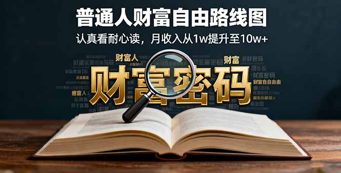 某付费文：普通人财富自由路线图，认真看耐心读，月收入从1w提升至10w+客创社区-专注互联网轻资产资源整合与分享客创社区-专注互联网轻资产资源整合与分享