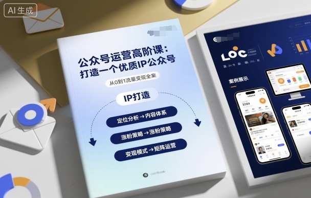 公众号运营高阶课，打造一个优质IP公众号客创社区-专注互联网轻资产资源整合与分享客创社区-专注互联网轻资产资源整合与分享