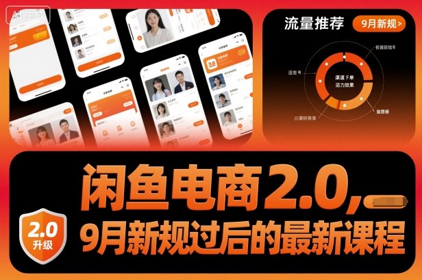 闲鱼电商2.0，9月新规过后的最新课程客创社区-专注互联网轻资产资源整合与分享客创社区-专注互联网轻资产资源整合与分享