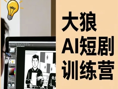 大狼AI短剧训练营-短剧课程(更新中)客创社区-专注互联网轻资产资源整合与分享客创社区-专注互联网轻资产资源整合与分享