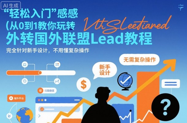 国外联盟賺美刀项目，从0到1教你玩转国外联盟Lead教程，纯新手可操作性100%客创社区-专注互联网轻资产资源整合与分享客创社区-专注互联网轻资产资源整合与分享
