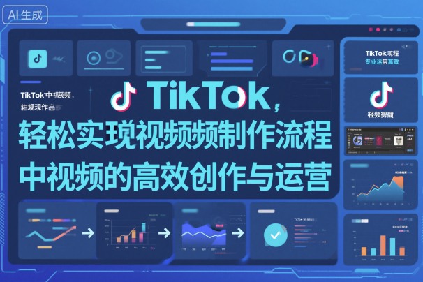 TikTok中视频制做流程，轻松实现Tk中视频的高效创作与运营客创社区-专注互联网轻资产资源整合与分享客创社区-专注互联网轻资产资源整合与分享