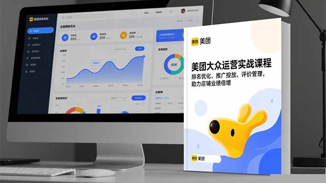 美团大众运营实战课程，排名优化、推广投放、评价管理，助力店铺业绩倍增客创社区-专注互联网轻资产资源整合与分享客创社区-专注互联网轻资产资源整合与分享