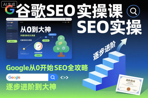 谷歌SEO实操课，Google从0开始SEO全攻略，逐步进阶到大神客创社区-专注互联网轻资产资源整合与分享客创社区-专注互联网轻资产资源整合与分享