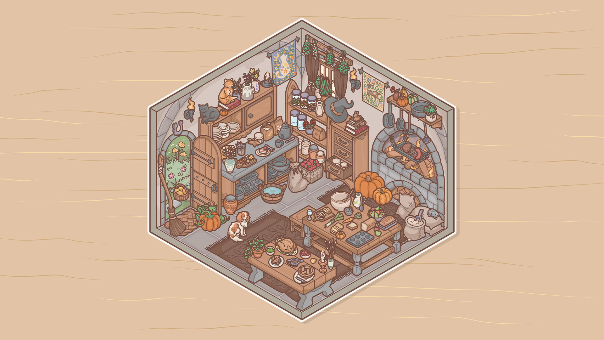 造景贴纸：治愈小角落/Little Corners客创社区-专注互联网轻资产资源整合与分享客创社区-专注互联网轻资产资源整合与分享