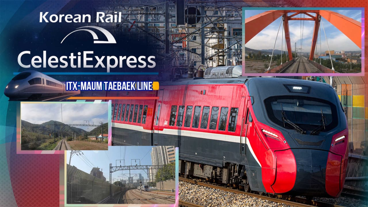 韩国铁路 Celesti特快 ITX-MAUM 太白线丨Korean Rail Celesti Express ITX-MAUM Taebaek Line客创社区-专注互联网轻资产资源整合与分享客创社区-专注互联网轻资产资源整合与分享