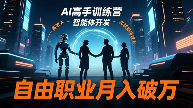 AI高手训练营3.0，ChatGPT，Midjourney，智能体开发，自由职业月入破万-鱼见海资源网-免费PHP网站源码模板,插件软件网创AI智能体资源分享平台！
