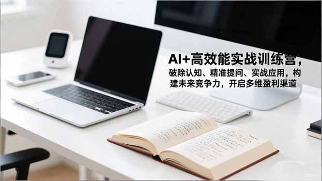 AI+高效能实战训练营，破除认知、精准提问、实战应用，构建未来竞争力，开启多维盈利渠道-鱼见海资源网-免费PHP网站源码模板,插件软件网创AI智能体资源分享平台！