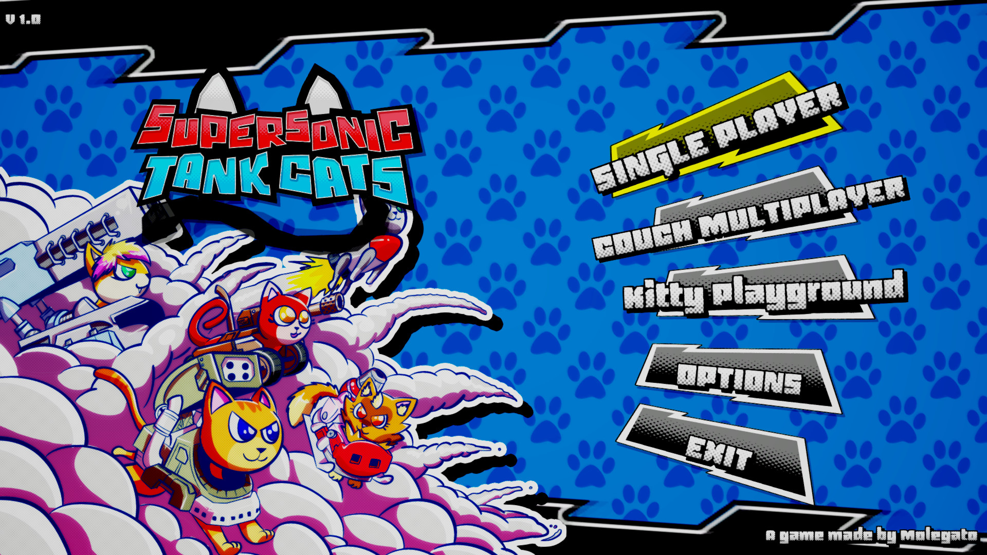 《超音速坦克猫 Supersonic Tank Cats》Switch英文版NSP下载客创社区-专注互联网轻资产资源整合与分享客创社区-专注互联网轻资产资源整合与分享