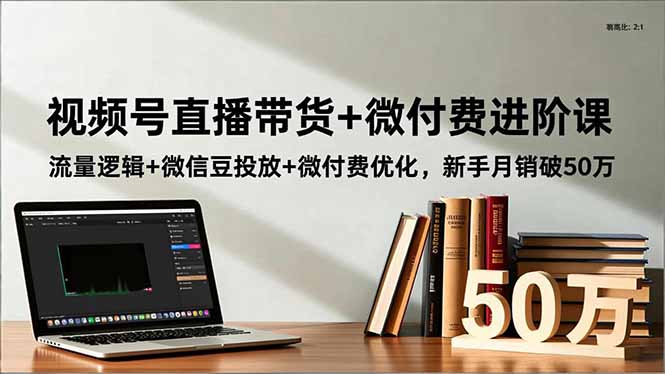 视频号直播带货+微付费进阶课：流量逻辑+微信豆投放+微付费优化，新手月销破50万客创社区-专注互联网轻资产资源整合与分享客创社区-专注互联网轻资产资源整合与分享