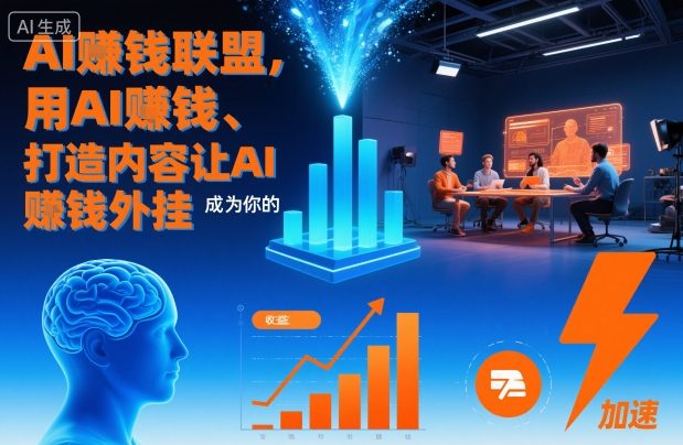 AI賺钱联盟，用AI賺钱、打造内容让AI成为你的賺钱外挂客创社区-专注互联网轻资产资源整合与分享客创社区-专注互联网轻资产资源整合与分享