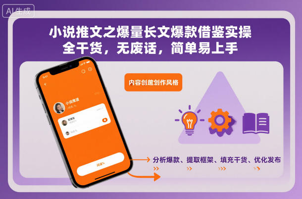 小说推文之爆量长文爆款借鉴实操，全干货，无废话，简单易上手-麦子社区