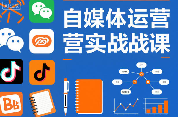 自媒体运营实战课，掌握一套系统的自媒体运营底层方法论，成为优秀的内容创作者-麦子社区