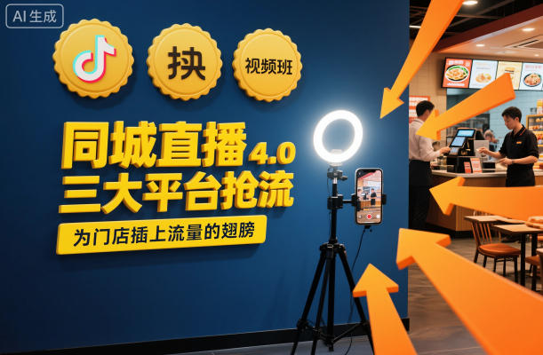 同城直播实操班4.0，三大平台抢流，为门店插上流量的翅膀-项目资源网