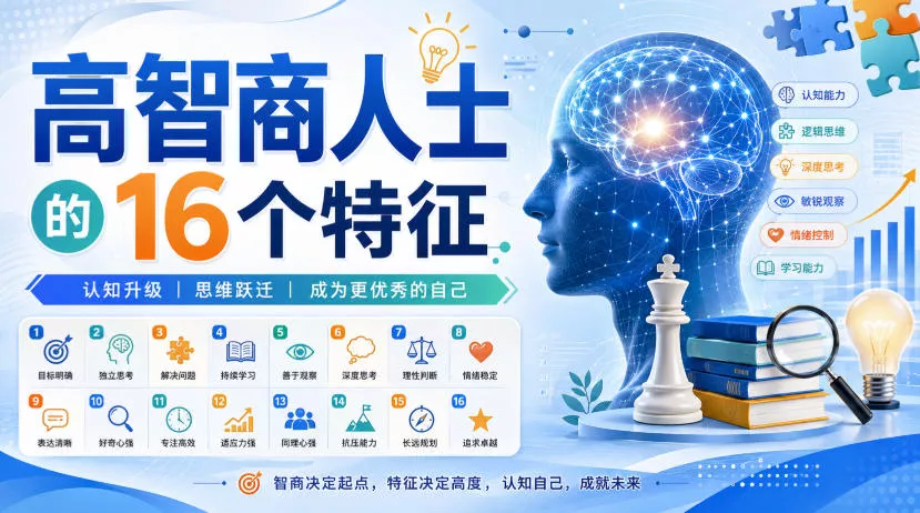 付费文章：高智商人士的16个特征 《鱼见海科技》-鱼见海资源网-免费PHP网站源码模板,插件软件网创AI智能体资源分享平台！