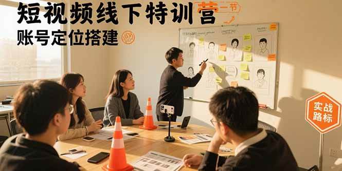 （15707期）短视频线下特训营：账号定位搭建/口播号拍摄剪辑/直播间流量入口/变现实战-客创社 - 专注互联网轻资产创业及网络项目资源整合与分享客创社-免费且强大的项目分享网站！