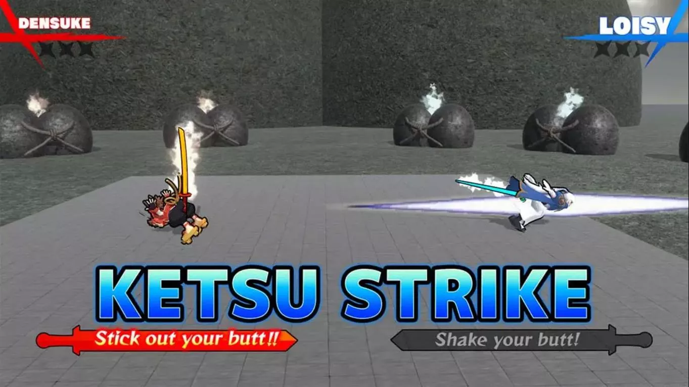 【美版】屁股战士 .Ketsu Battler 英语