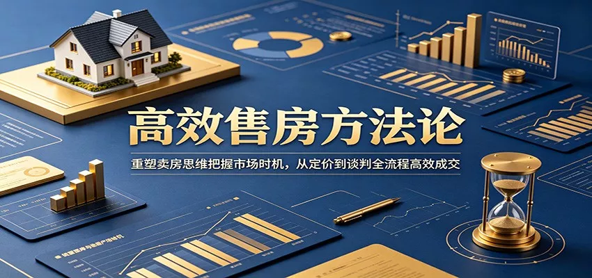 高效售房方法论：重塑卖房思维把握市场时机，从定价到谈判全流程高效成交客创社区-专注互联网轻资产资源整合与分享客创社区-专注互联网轻资产资源整合与分享