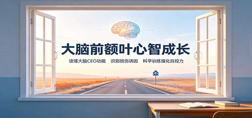 大脑前额叶心智成长：读懂大脑CEO功能，识别损伤诱因，科学训练强化自控力客创社区-专注互联网轻资产资源整合与分享客创社区-专注互联网轻资产资源整合与分享
