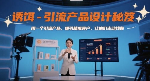 诱饵-引流产品设计秘笈，用一个引流产品，吸引精准客户，让他们主动找你-客创社 - 专注互联网轻资产创业及网络项目资源整合与分享客创社-免费且强大的项目分享网站！