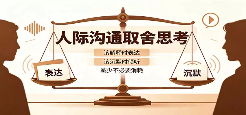 人际沟通取舍思考：分清解释与沉默边界，拿捏职场生活沟通分寸减少情绪内耗星享资源网星享资源网