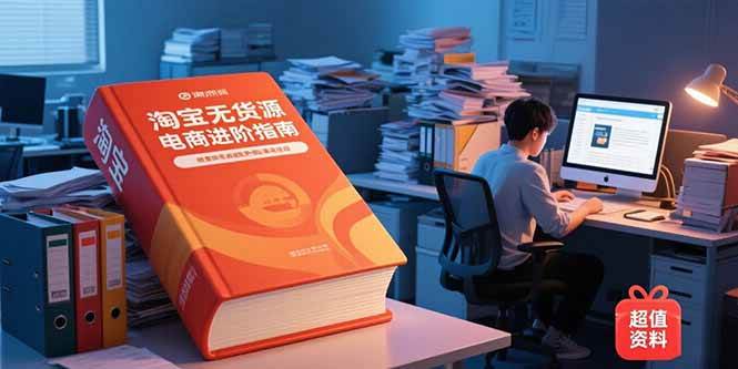 （15317期）淘宝无货源电商进阶指南，包含新人课、进阶课，配套资料，蓝海选品等-客创社 - 专注互联网轻资产创业及网络项目资源整合与分享客创社-免费且强大的项目分享网站！