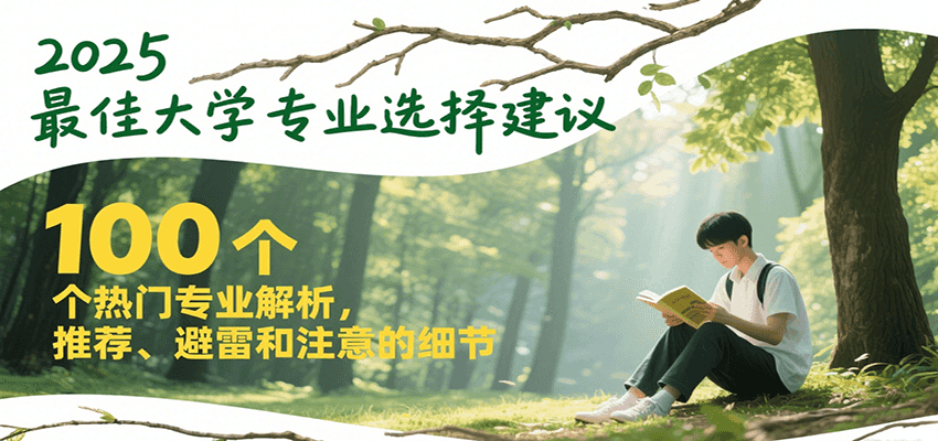 2025最佳大学专业选择建议，100个热门专业解析，推荐、避雷和注意的细节-客创社 - 专注互联网轻资产创业及网络项目资源整合与分享客创社-免费且强大的项目分享网站！
