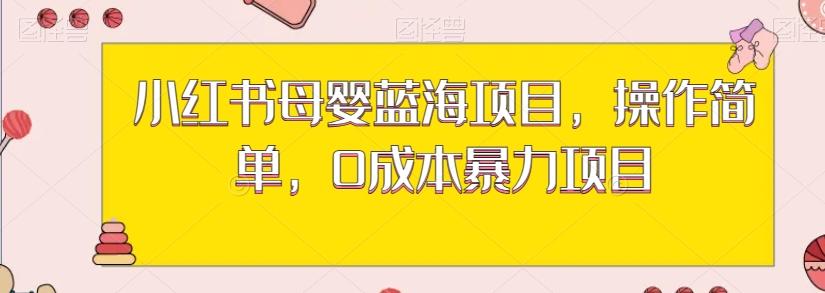 小红书母婴蓝海项目，操作简单，0成本暴力项目客创社 - 专注互联网轻资产创业及网络项目资源整合与分享客创社 - 专注互联网轻资产创业及网络项目资源整合与分享