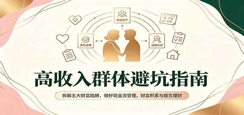 高收入群体避坑指南：拆解五大财富陷阱，做好现金流管理，财富积累与婚恋理财星享资源网星享资源网