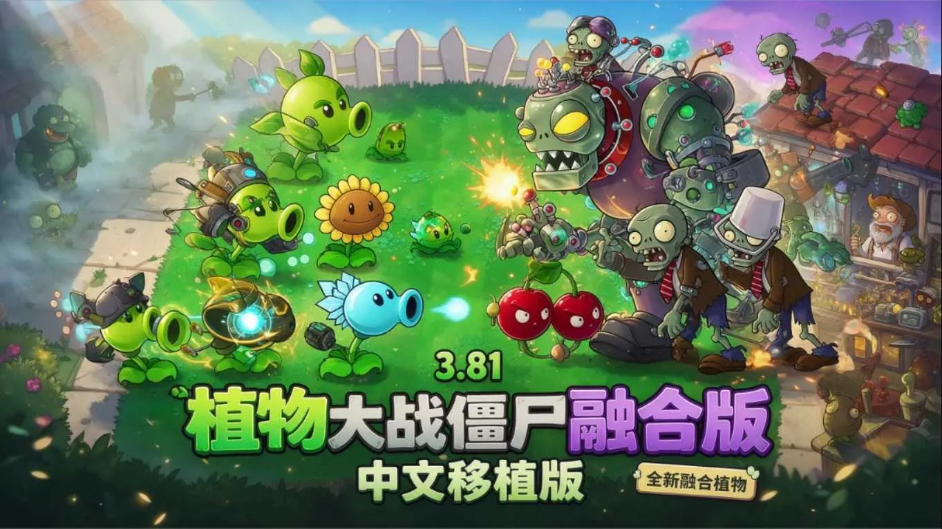 【移植游戏】植物大战僵尸融合版3.81中文版 移植游戏客创社区-专注互联网轻资产资源整合与分享客创社区-专注互联网轻资产资源整合与分享