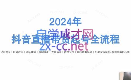 六六老师·2024年抖音直播带货起号全攻略客创社 - 专注互联网轻资产创业及网络项目资源整合与分享客创社 - 专注互联网轻资产创业及网络项目资源整合与分享