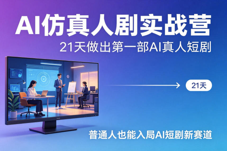 AI仿真人剧实战营，21天做出第一部AI真人短剧，普通人也能入局AI短剧新赛道(更新)创云知云资源分享 | 创云网创云网创 | 千像创云 | 千像笔记 | 闪电网创 | 资源站网创 | 网创干货基地 | 网创实战教程 | 网创项目大全 | 网创副业项目 | 网创引流技巧 | 网创变现玩法 | 网创零基础入门 | 网创暴利项目 | 网创蓝海项目 | 网创实操手册 | 网创资料合集 | 网创工具分享 | 网创课程资料 | 网创技术教程 | 网创运营攻略 | 网创赚钱秘籍 | 网创被动收入 | 网创轻资产创业 | 网创低成本项目 | 创云资源库 | 创云副业指南 | 创云创业项目 | 创云干货分享 | 创云实战玩法 | 创云引流脚本 | 创云变现教程 | 创云 AI 工具 | 创云无货源 | 创云 C 单玩法 | 闲鱼无货源教程 | 闲鱼倒卖项目 | 闲鱼虚拟产品 | 闲鱼引流技巧 | 闲鱼开店攻略 | 闲鱼爆款选品 | 闲鱼自动发货 | 闲鱼副业赚钱 | 闲鱼 C 单 2.0 | 闲鱼流量玩法 | 小红书起号教程 | 小红书变现玩法 | 小红书引流攻略 | 小红书爆款文案 | 小红书素材库 | 小红书运营技巧 | 小红书虚拟资源 | 小红书带货项目 | 小红书 AI 作图 | 小红书流量密码 | 淘宝无货源开店 | 淘宝蓝海选品 | 淘宝引流技巧 | 淘宝运营教程 | 淘宝虚拟产品 | 淘宝客变现 | 淘宝爆款打造 | 淘宝新店运营 | 淘宝 C 店玩法 | 淘宝副业项目 | AI 网创项目 | AI 变现教程 | AI 文案生成 | AI 作图赚钱 | AI 视频剪辑 | AI 工具合集 | AI 自动化运营 | AI 虚拟产品 | AI 副业赚钱 | AI 引流脚本 | C 单 2.0 教程 | C 单实战玩法 | C 单引流技巧 | C 单变现攻略 | C 单项目资料 | C 单零基础教学 | C 单暴利玩法 | C 单自动脚本 | C 单流量玩法 | C 单副业项目 | 无货源电商教程 | 无货源选品技巧 | 无货源开店攻略 | 无货源虚拟项目 | 无货源自动发货 | 无货源爆款玩法 | 无货源副业赚钱 | 无货源运营手册 | 无货源工具合集 | 无货源蓝海项目 | 虚拟资源项目 | 虚拟产品变现 | 虚拟资料合集 | 虚拟产品开店 | 虚拟资源引流 | 虚拟产品教程 | 虚拟资源倒卖 | 虚拟产品暴利 | 虚拟资源自动 | 虚拟副业项目 | 副业赚钱项目 | 副业零基础入门 | 副业实操教程 | 副业变现攻略 | 副业引流技巧 | 副业工具合集 | 副业资料大全 | 副业轻资产 | 副业被动收入 | 副业暴利玩法 | 网络创业项目 | 网络赚钱教程 | 网络引流技巧 | 网络变现玩法 | 网络运营攻略 | 网络干货基地 | 网络实战手册 | 网络工具分享 | 网络课程资料 | 网络蓝海项目 | 短视频变现 | 短视频引流 | 短视频教程 | 短视频素材库 | 短视频运营 | 短视频带货 | 短视频脚本 | 短视频爆款 | 短视频 AI 剪辑 | 短视频副业 | 自媒体变现 | 自媒体起号 | 自媒体运营 | 自媒体文案 | 自媒体素材 | 自媒体引流 | 自媒体教程 | 自媒体副业 | 自媒体工具 | 自媒体干货 | 电商运营教程 | 电商引流技巧 | 电商变现玩法 | 电商选品攻略 | 电商工具合集 | 电商开店教程 | 电商爆款打造 | 电商虚拟项目 | 电商副业赚钱 | 电商蓝海项目 | 引流技术教程 | 精准引流玩法 | 全自动引流 | 私域引流技巧 | 社群引流攻略 | 短视频引流 | 图文引流教程 | 引流脚本合集 | 引流干货基地 | 引流实战玩法 | 变现技巧大全 | 变现项目合集 | 变现实操教程 | 变现工具分享 | 变现攻略手册 | 暴利变现玩法 | 被动变现项目 | 轻资产变现 | 虚拟变现教程 | 副业变现秘籍 | 千像网创资源 | 千像副业教程 | 千像引流干货 | 闪电网创项目 | 闪电变现玩法 | 闪电副业赚钱 | 资源站网创库 | 资源站副业集 | 资源站引流技 | 资源站变现法创云网创