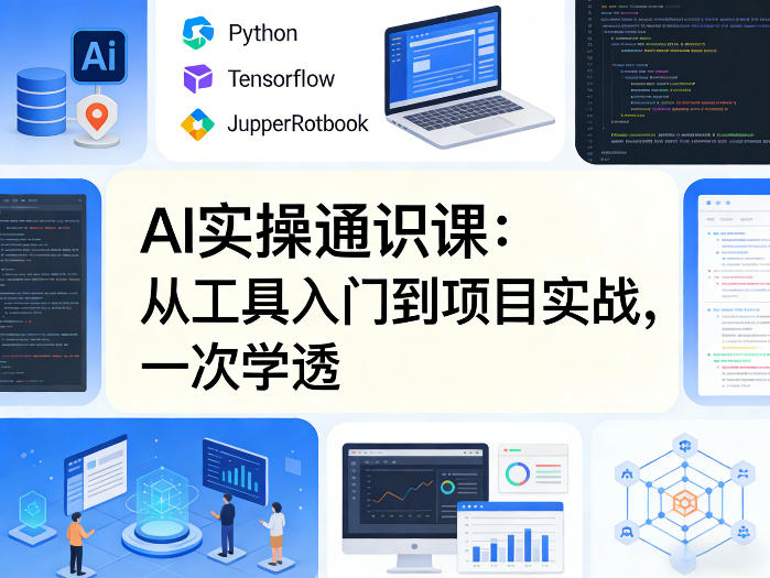 AI实操通识课，从工具入门到项目实战，一次学透-云动网创-专注网络创业项目推广与实战，致力于打造一个高质量的网络创业搞钱圈子。