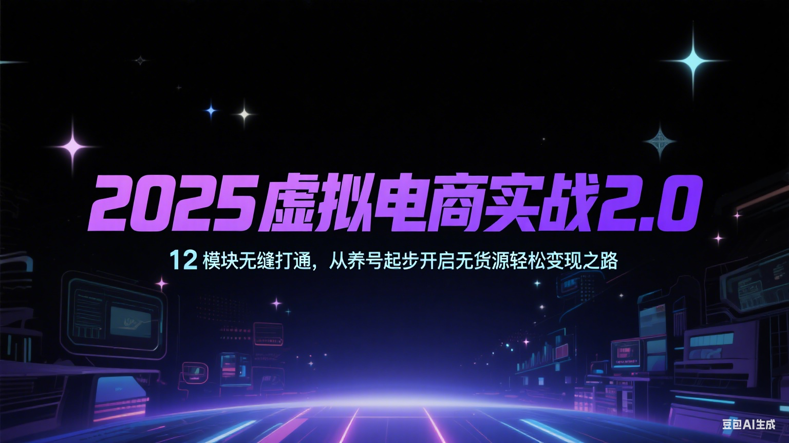 2025虚拟电商实战2.0，12模块无缝打通，从养号起步开启无货源轻松变现之路-客创社 - 专注互联网轻资产创业及网络项目资源整合与分享客创社-免费且强大的项目分享网站！