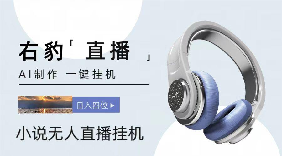 右豹小说无人直播挂机吸金项目，简单易行收益稳定， 月入1000+客创社 - 专注互联网轻资产创业及网络项目资源整合与分享客创社 - 专注互联网轻资产创业及网络项目资源整合与分享