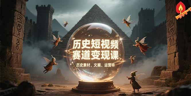 （15386期）历史短视频赛道变现课，百集素材库应用，文案剪辑技巧，账号运营全案-客创社 - 专注互联网轻资产创业及网络项目资源整合与分享客创社-免费且强大的项目分享网站！